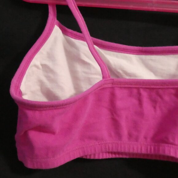 FRUIT OF THE LOOM | size 36 | Girls' Pink Spaghetti Strap Sports Bra - Picture 12 of 14